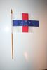 1 NETHERLANDS ANTILLES NATIONAL COUNTRY 4" X 6" SMALL STICK FLAG ON 10" POLE .. NEW