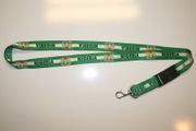 1 NIGERIA COUNTRY FLAG GREEN LANYARD KEYCHAIN PASSHOLDER NECKSTRAP ... NEW