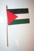 1 PALESTINE NATIONAL COUNTRY 4" X 6" SMALL STICK FLAG ON 10" POLE .. NEW