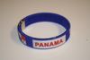 1 PANAMA BLUE COUNTRY FLAG FLEXIBLE METAL NYLON BRACELET ... NEW