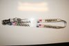 1 PANAMA GREY COUNTRY FLAG HIGH GLOSS LANYARD KEYCHAIN PASSHOLDER ... NEW