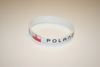 1 POLAND COUNTRY FLAG WHITE SOCCER BRACELET ... FIFA WORLD CUP ... NEW