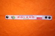 1 POLAND FIFA WORLD CUP 2006 SOCCER WHITE WRIST BAND FOOTBALL ...NEW