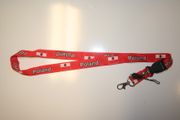 1 POLAND RED COUNTRY FLAG LANYARD KEYCHAIN PASSHOLDER ... SOCCER NEW