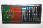 1 PORTUGAL COUNTRY FLAG LARGE BUMPER STICKER ... FIFA WORLD CUP SOCCER FOOTBALL ... NEW
