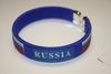 1 RUSSIA BLUE COUNTRY FLAG FLEXIBLE METAL NYLON BRACELET ... NEW
