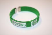 1 SCP SPORTING PORTUGAL GREEN FLEXIBLE METAL NYLON BRACELETS ... NEW