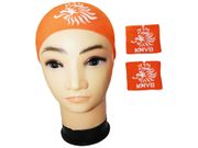 1 SET OF NETHERLANDS HOLLAND KNVB LOGO : BANDANA WITH 2 WRISTBANDS  .. FIFA SOCCER WORLD CUP .. NEW