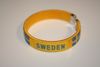 1 SWEDEN YELLOW COUNTRY FLAG FLEXIBLE METAL NYLON BRACELET ... FIFA WORLD CUP SOCCER FOOTBALL ... NEW