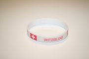 1 SWITZERLAND COUNTRY FLAG SILICONE BRACELET ... NEW