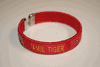 1 TAMIL TIGER SRILANKA FLEXIBLE METAL NYLON BRACELET ... NEW