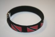 1 TRINIDAD & TOBAGO BLACK COUNTRY FLAG FLEXIBLE METAL NYLON BRACELET ... FIFA WORLD CUP SOCCER FOOTBALL ... NEW