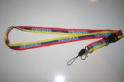 1 VENEZUELA COUNTRY FLAG LANYARD KEYCHAIN PASSHOLDER TICKET HOLDER ... NEW