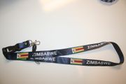 1 ZIMBABWE HIGH QUALITY BLUE LANYARD KEYCHAIN PASSHOLDER .. NEW