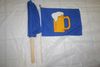 12 BEER BLUE 12" X 18" PICTURE FLAGS .. NEW