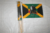 12 BOB MARLEY PICTURE JAMAICA FREEDOM 12" X 18" STICK FLAGS .. NEW