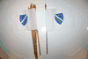 12 BOSNIA OLD COUNTY 4" X 6" SMALL STICK FLAGS WITH 10" POLE .. NEW