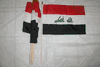 12 IRAQ COUNTRY FLAG 12" X 18" LARGE STICK FLAGS ... NEW