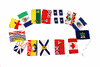 14 CANADA PROVINCIAL 12" X 18" INCH FLAG BANNER BUNTING