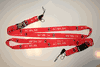2 AC MILAN FC RED SOCCER FOOTBALL LANYARDS KEYCHAINS PASSHOLDERS ... NEW
