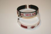 2 AC MILAN  SOCCER BRACELET FC FOOTBALL CLUB ( 2 BRACELETS IN TOTAL) NEW