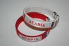2 ACADIA FLEXIBLE C BRACELETS WRISTBANDS ... ACADIAN FLAG .. CHOOSE YOUR COLOR .. NEW