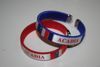 2 ACADIA FLEXIBLE C BRACELETS WRISTBANDS .. ACADIAN FLAG .. CHOOSE YOUR COLOR .. NEW