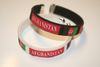 2 AFGHANISTAN COUNTRY FLAG FLEXIBLE METAL NYLON BRACELETS ... 2 BLACK OR 2 WHITE OR ( 1 BLACK & 1 WHITE) ... NEW
