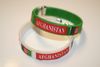 2 AFGHANISTAN COUNTRY FLAG FLEXIBLE METAL NYLON BRACELETS ... 2 GREEN OR 2 WHITE OR (1 GREEN & 1 WHITE) ... NEW