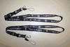 2 ALFA ROMEO BLACK HIGH QUALITY LANYARDS KEYCHAINS PASSHOLDERS ..NEW