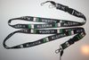 2 ALGERIA COUNTRY FLAG BLACK LANYARDS KEYCHAINS PASSHOLDERS .. NEW