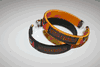 2 ANTIGUA & BARBUDA COUNTRY FLAG FLEXIBLE METAL NYLON BRACELETS ... NEW