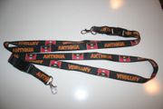 2 ANTIGUA COUNTRY FLAG LANYARDS KEYCHAINS PASSHOLDERS TICKET HOLDERS .. NEW