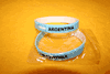 2 ARGENTINA BLUE AND WHITE COUNTRY FLAG BRACELETS...NEW