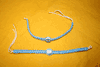 2 ARGENTINA BLUE COUNTRY FLAG WOVEN BRACELETS....NEW
