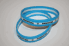 2 ARGENTINA SOCCER BALL FOOTBALL LAYERED SILICONE BRACELETS WRISTBANDS .. ADULT AND KIDS SIZES .. NEW