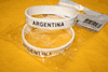 2 ARGENTINA WHITE COUNTRY FLAG BRACELETS ...NEW