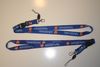 2 ARSENAL BLUE SOCCER FOOTBALL LANYARDS KEYCHAINS PASSHOLDERS .. NEW