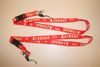 2 ARSENAL FC FOOTBALL CLUB RED SOCCER LANYARDS KEYCHAINS PASSHOLDERS .. NEW