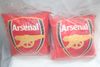 2 ARSENAL FC FOOTBALL CLUB SOCCER LARGE PILLOWS .. NEW