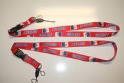 2 AZORES COUNTRY FLAG RED LANYARDS KEYCHAINS PASSHOLDERS NECKSTRAPS ... NEW