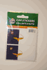 2 AZORES COUNTRY FLAG SET OF CAR BUMPER STICKERS DECAL EMBLEM .. ACORES .. NEW