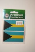 2 BAHAMAS COUNTRY FLAG SET OF CAR BUMPER STICKERS DECAL EMBLEMS .. NEW