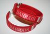 2 BAHRAIN RED COUNTRY FLAG FLEXIBLE BRACELETS WRISTBANDS .. NEW