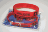 2 BANGLADESH RED COUNTRY FLAG SILICONE BRACELETS WRISTBANDS ... NEW