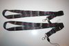 2  BARACK OBAMA 44TH PRESIDENT USA HIGH QUALITY BLACK LANYARDS KEYCHAINS PASSHOLDERS .. NEW
