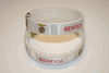 2 BENFICA PORTUGAL WHITE SOCCER FOOTBALL FLEXIBLE METAL NYLON  BRACELETS ... NEW