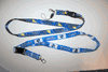 2 BOSNIA BLUE COUNTRY FLAG LANYARDS KEYCHAINS PASSHOLDERS VARIETY .. HERZEGOVINA .. NEW