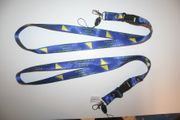 2 BOSNIA & HERZEGOVINA BLUE COUNTRY FLAG LANYARDS KEYCHAINS PASSHOLDERS .. NEW