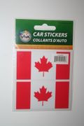 2 CANADA COUNTRY FLAG SET OF CAR BUMPER STICKERS DECAL EMBLEM .. CANADIAN .. NEW